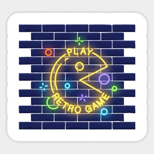 Retro Game Sticker